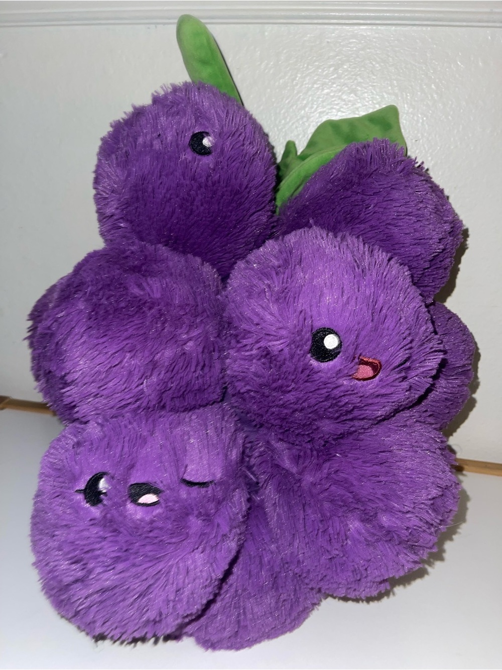 Squishable Comfort Food Bunch Of Grapes Purple Plush Stuffed Animal Toy 15"